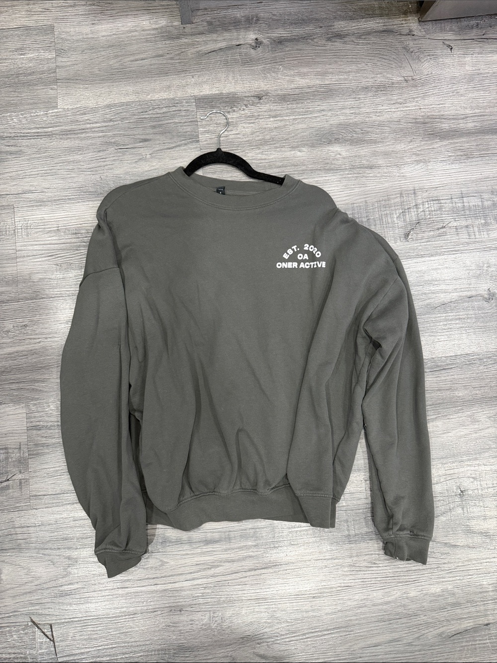 Oner Active Men's Crewneck Sweatshirt — Olive